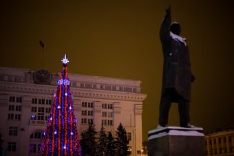 Движение транспорта через площадь Советов в Кемерово закроют в новогоднюю ночь