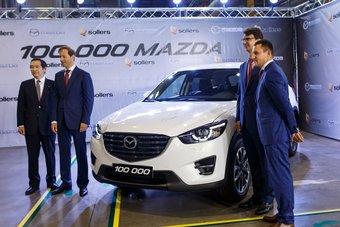 «Mazda-Sollers»: 100 тысяч машин и инвестиционный контракт с правительством России